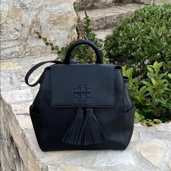 Tory Burch Handbags - NWT Tory Burch Thea mini backpack black leather